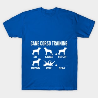 Cane Corso Training Italian Mastiff Tricks T-Shirt